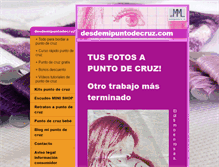 Tablet Screenshot of desdemipuntodecruz.com